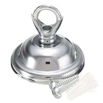 Vintage Ceiling Rose Ring Plate Holder For Light Fitting Chandelier Lamp (COLOR.: CHROME)