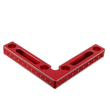 Drillpro Upgrade Aluminium Alloy 90 Degree 120x120mm Precision Clamping Square Woodworking L-Shaped