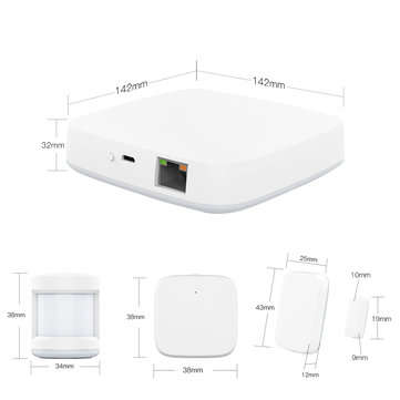 MoesHouse Tuya Zig bee Smart Hub Home Automation Scene Security Alarm System Smart Life