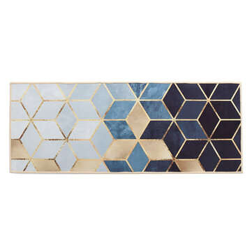 Non-Slip Waterproof Kitchen Door Mat Home Floor Rug Carpet Anti-Oil Easy Clean (SIZE: L)