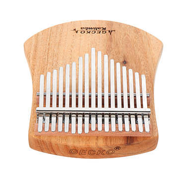 GECKO K17CAS 17 Keys Kalimba Camphor Wood Thumb Finger Piano with Bag Set