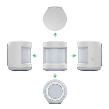 MoesHouse Z-bee Smart Home Voice Control Infrared Body Sensor IR Movement Detection Alarm System