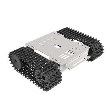 XIAO R MINI Stainless Steel DIY RC Robot Car Tank Chassis