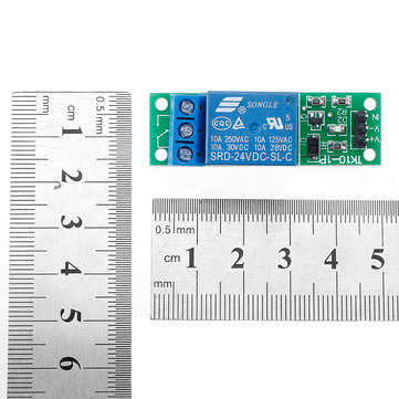 5pcs TK10-1P 1 Channel Relay Module High Level 10A MCU Expansion Relay 24V