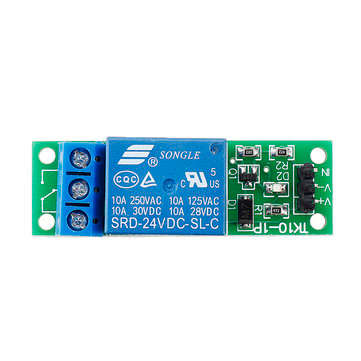5pcs TK10-1P 1 Channel Relay Module High Level 10A MCU Expansion Relay 24V