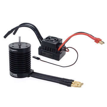 Surpass Hobby Waterproof F540 V2 Sensorless Brushless Motor with 60A ESC for 1/10 RC... (KV: 3300KV)