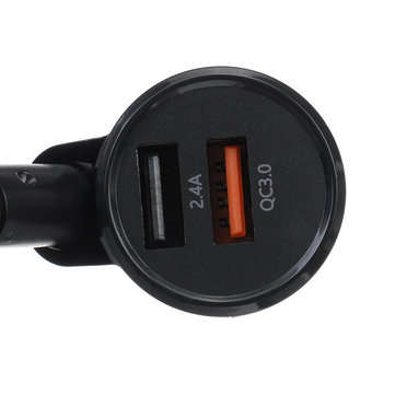 Car MP3 Player bluetooth 4.1 LCD Screen Display With QC3.0 Charger FM Hands-free AUX TF Card U Disk