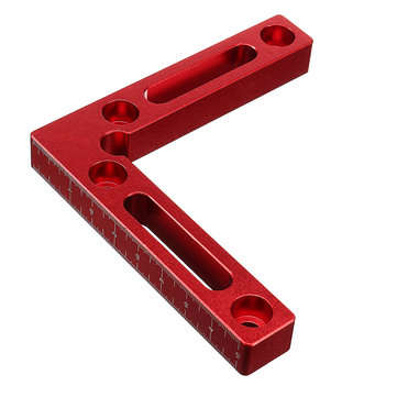 Drillpro Upgrade Aluminium Alloy 90 Degree 120x120mm Precision Clamping Square Woodworking L-Shaped