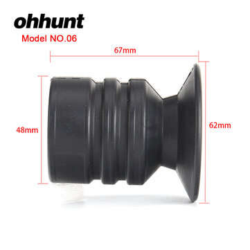 ohhunt Hunting Riflescope Lens Rubber Eyeshade 4 Types Tactical Optics Sight Eye Prot... (DESIGN: 6)