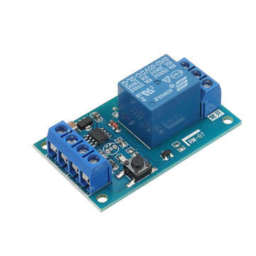 DC5V Single Bond Button Bistable Relay Module Modified Car Start and Stop Self-Locking Switch One Ke