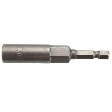 80mm Long 10mm Hex Socket Nut Driver Setter 1/4 Inch Hex Shank