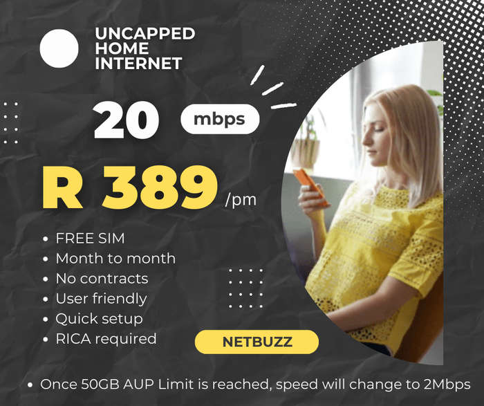 Effortless Home Wi-Fi uncapped MTN fixed LTE sim