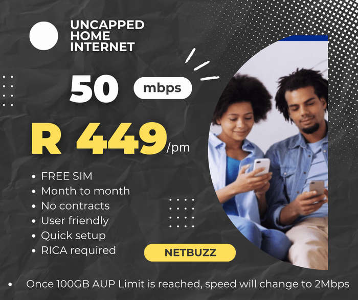 Effortless Home Wi-Fi uncapped MTN fixed LTE sim