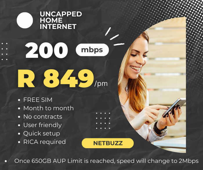 Effortless Home Wi-Fi uncapped MTN fixed LTE sim