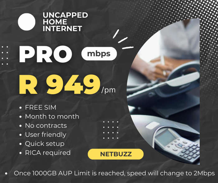 Effortless Home Wi-Fi uncapped MTN fixed LTE sim