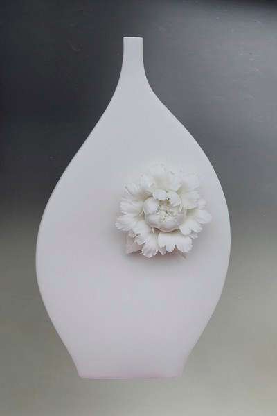 Decor Vase with one Peony