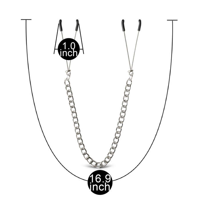 Stainless Steel Chain with Nipple Teasers