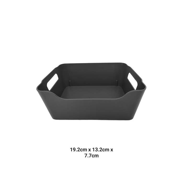 White, Grey Organizer set 3 Piece - Non Stackable