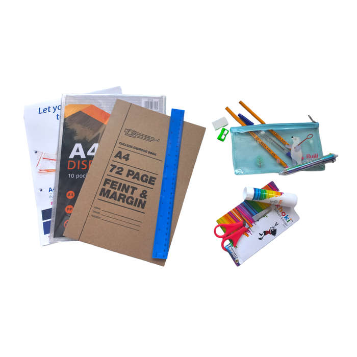 Back to school Stationary pack - 13 Piece - Blue