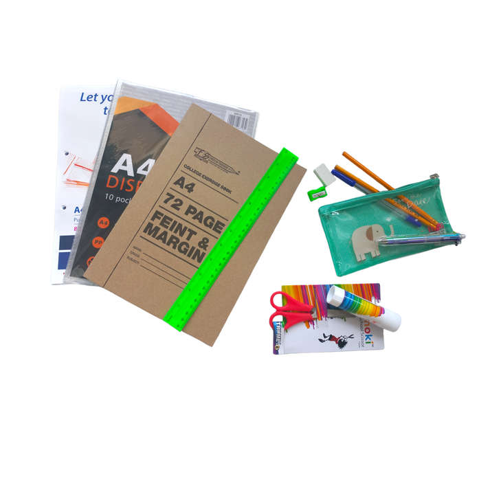 Back to school Stationary pack - 13 Piece - Green
