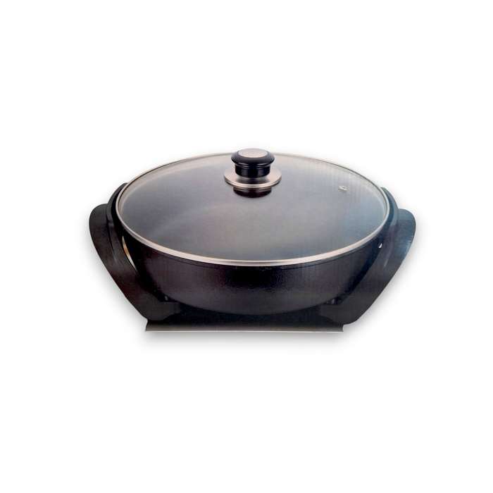 Round Electric Frying Pan - Premium Aluminium Alloy Pot