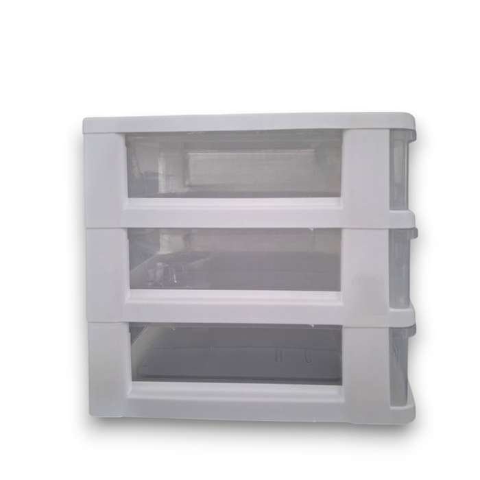 ADDIS Adjustable A4 Desktop 3 Drawer System