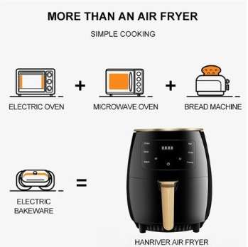 6L Digital Air Fryer with Accessory Pack