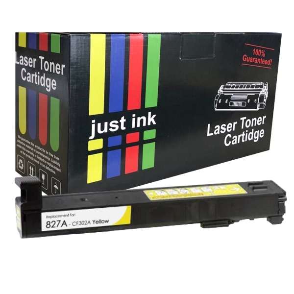Compatible HP 827A (CF302A) Yellow Toner Cartridge