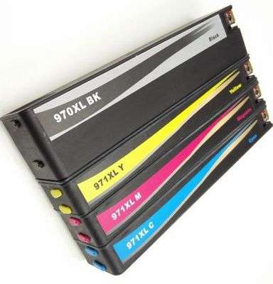 Compatible HP 970XL/Compatible HP 971XL (CN625AE/CN626AE/CN627AE/CN628AE) Ink Cartridge Multipack