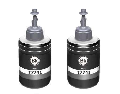 Compatible Epson T7741 Twin Black Ink Bottles
