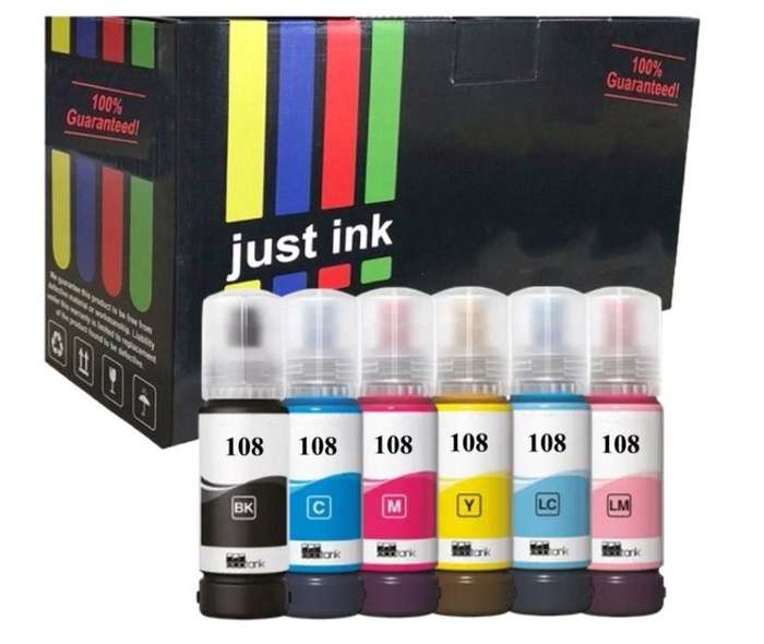 Compatible Epson 108 Dye Based Ink Bottle Multipack