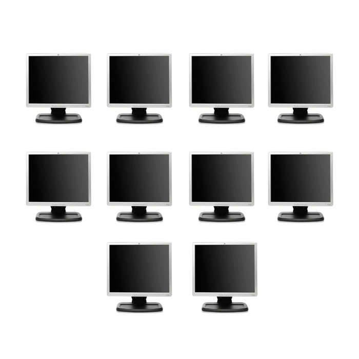 10x HP L1740 17" LCD Square Monitors Bundle Deal