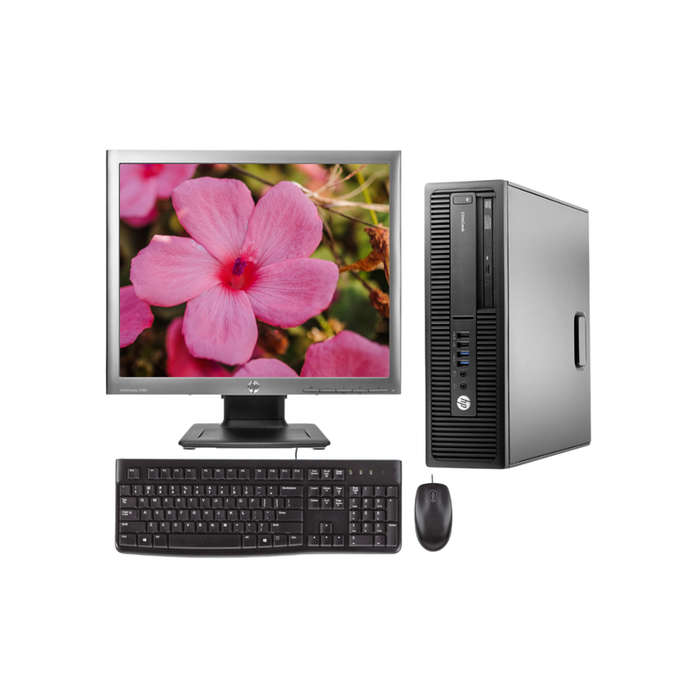 5x HP EliteDesk 705 G2 A4-8350B SFF's | HP E190i 19" Monitors | Wired K&M Combos