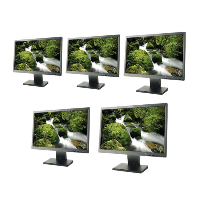 5x Lenovo Thinkvision LT1952P 19" LCD Widescreen Monitors Bundle Deal