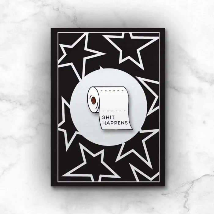 Shit Happens Enamel Pin