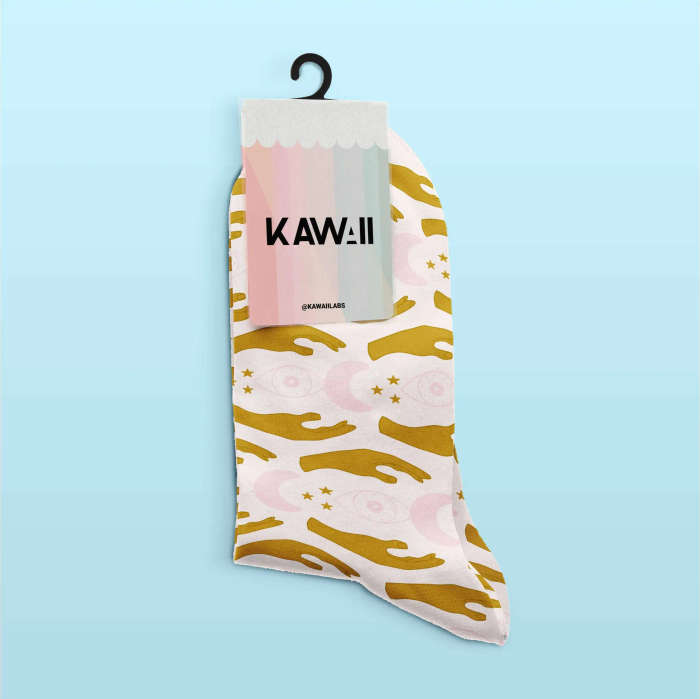 Moon and Stars Novelty Socks