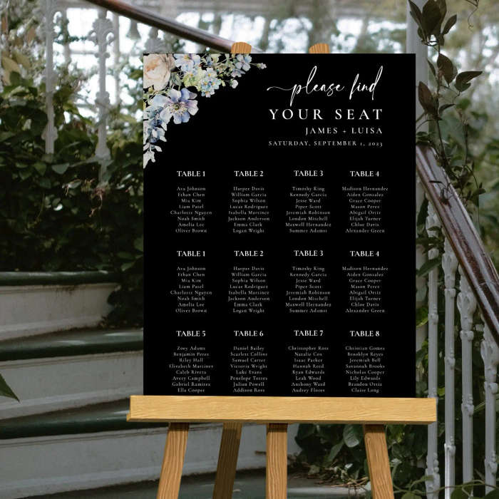 Acrylic Wedding Sign