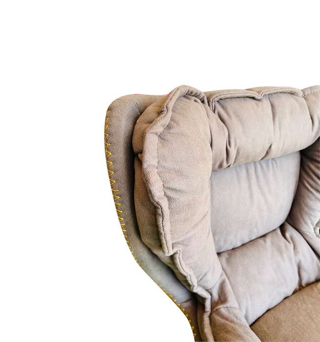 KC FURN-Nelia Suede Barstool