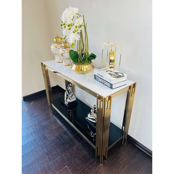 KC FURN-Lucia Marble Top Server