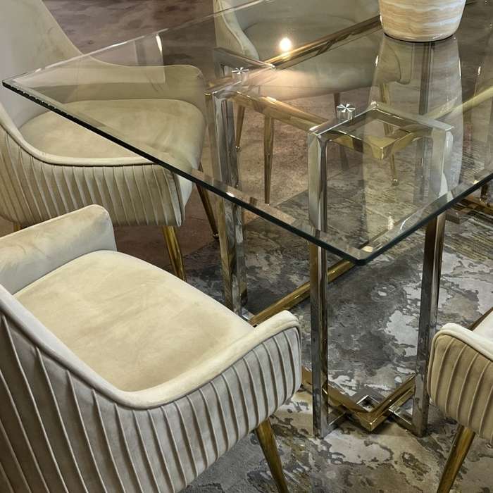 KC FURN-Lilo 6 Seater Dining Set