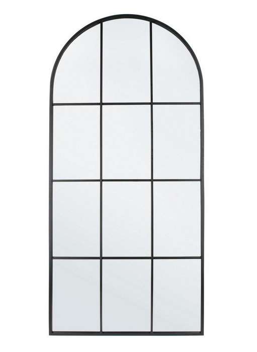 KC Furn- Rosendale Black Arch Mirror