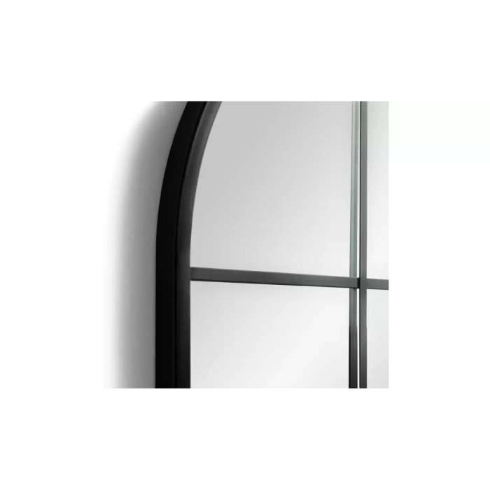 KC Furn- Rosendale Black Arch Mirror