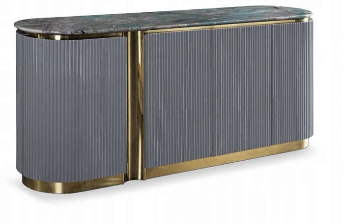 KC FURN Viviana Grey Sideboard Table
