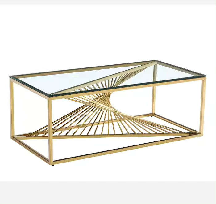 KC FURN Geometric Modern Coffee Table