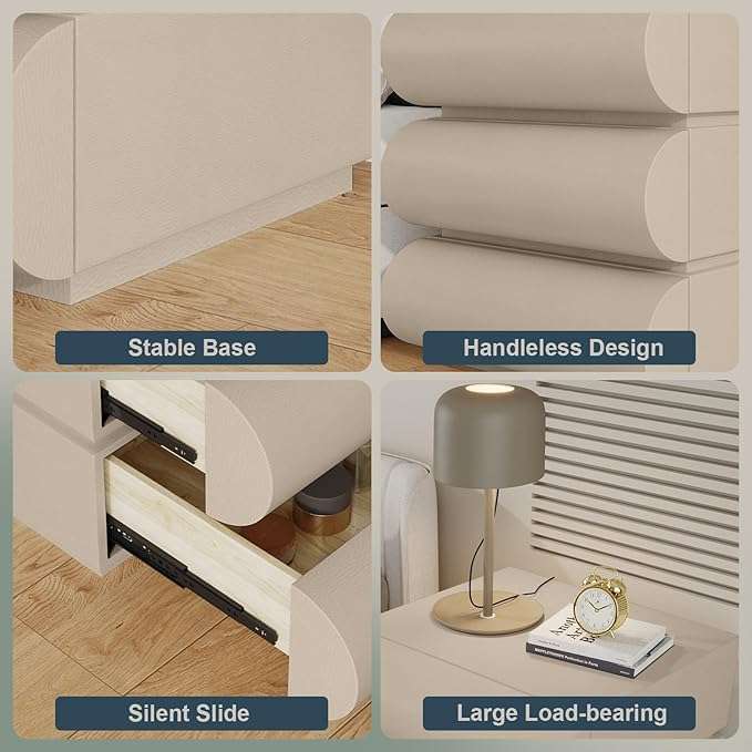 KC FURN - Lucy Luxury Bedside Table