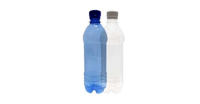330ml Plastic Wave Shape Water Bottle  With Cap