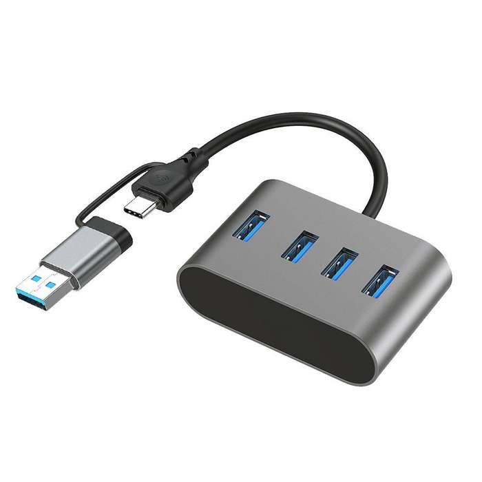 Astrum 2 in 1 4 Port USB 3.0 Multi-Port Hub - UH350