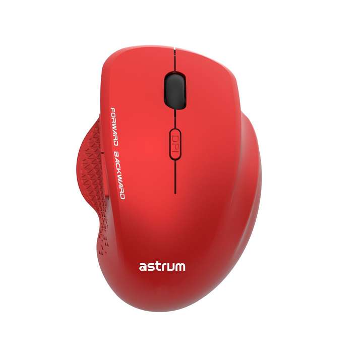 Astrum 6B Wireless Optical Mouse - MW280 - Red
