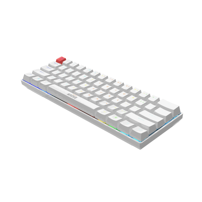 Marvo KG933G WH EN Saber 61 White EN wired keyboard