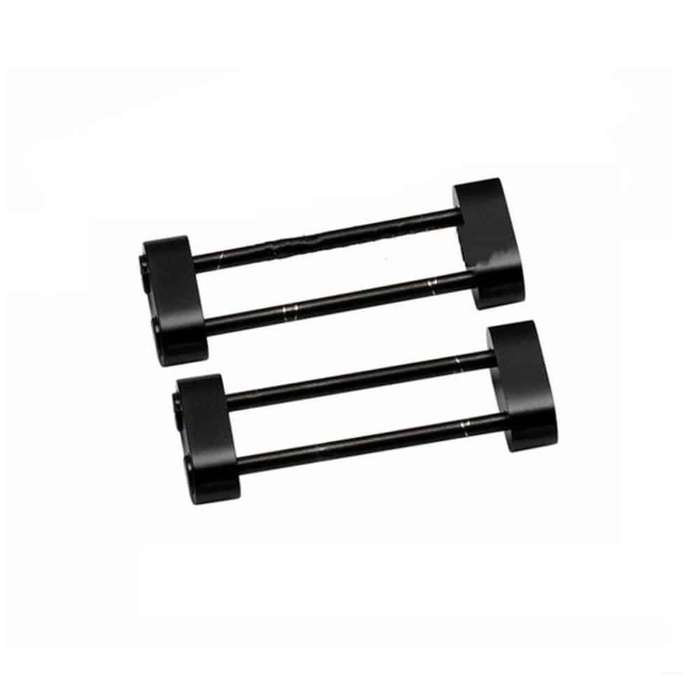 Killer Deals 24mm Stainless Steel Links Connector Lug Adaptors for Suunto Core - Black